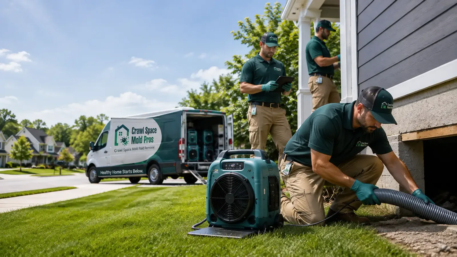 Crawl Space Mold Removal in Preston, MD